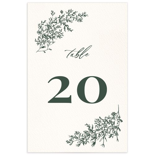 Botanical Branches Table Numbers
