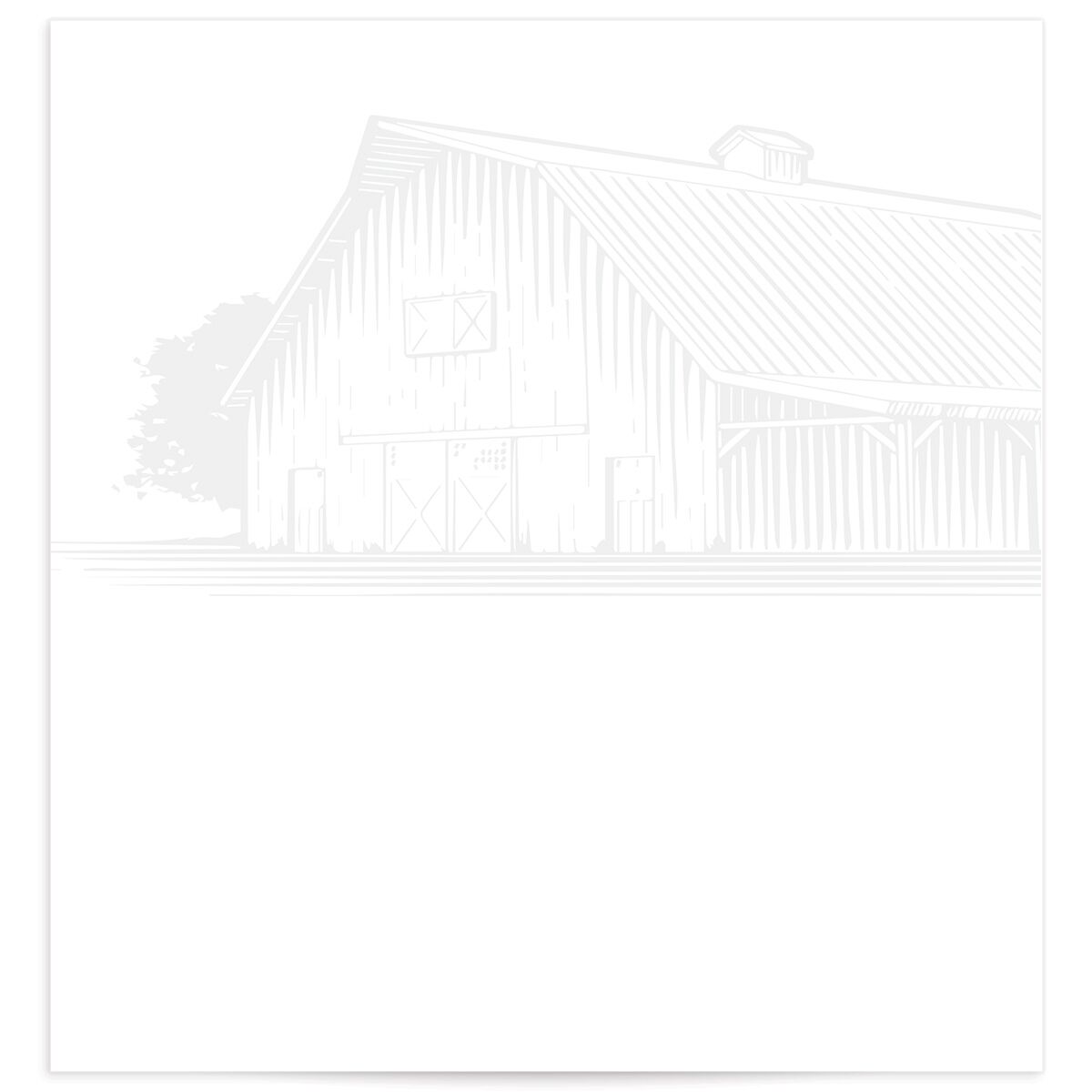 Classic Landscape Standard Envelope Liners front in gold