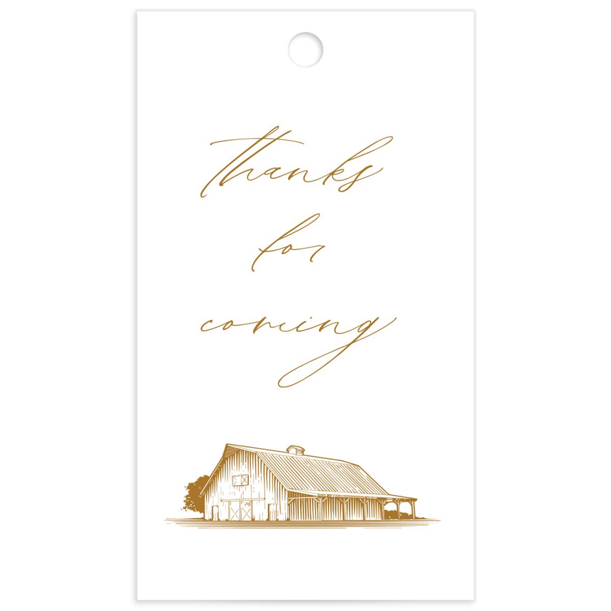 Classic Landscape Favor Gift Tag