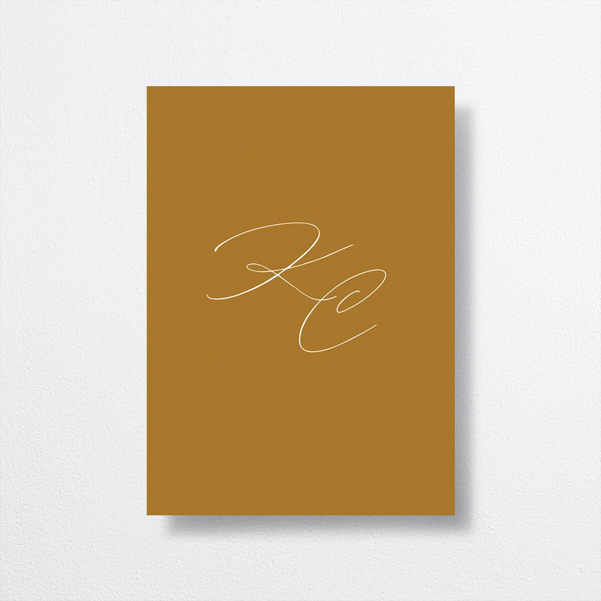 Classic Landscape Wedding Response Cards back