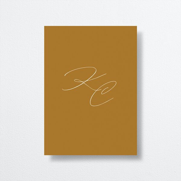 Classic Landscape Wedding Response Cards back