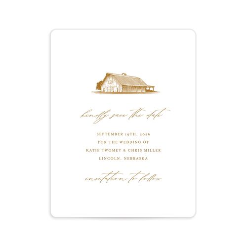 Classic Landscape Save The Date Magnets