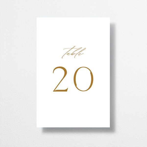 Classic Landscape Table Numbers front