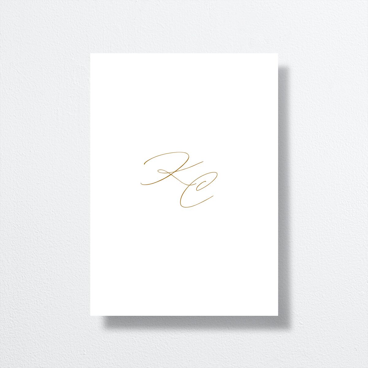 Classic Landscape Wedding Invitations back