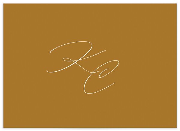 Traditional Landscape Wedding Enclosure Cards back