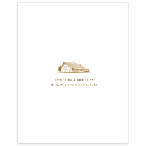 Traditional Landscape Wedding Guest Book - 