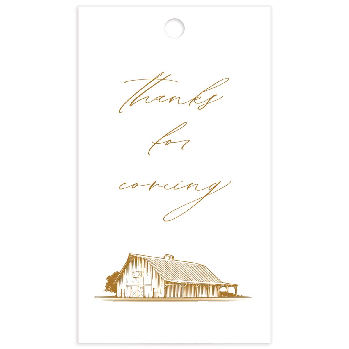 Traditional Landscape Favor Gift Tags
