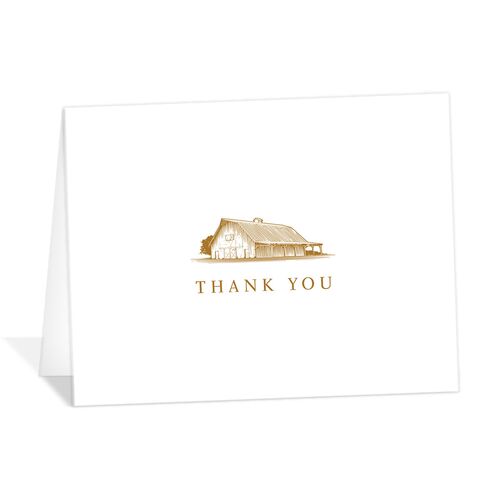 Traditional Landscape Thank You Cards - 