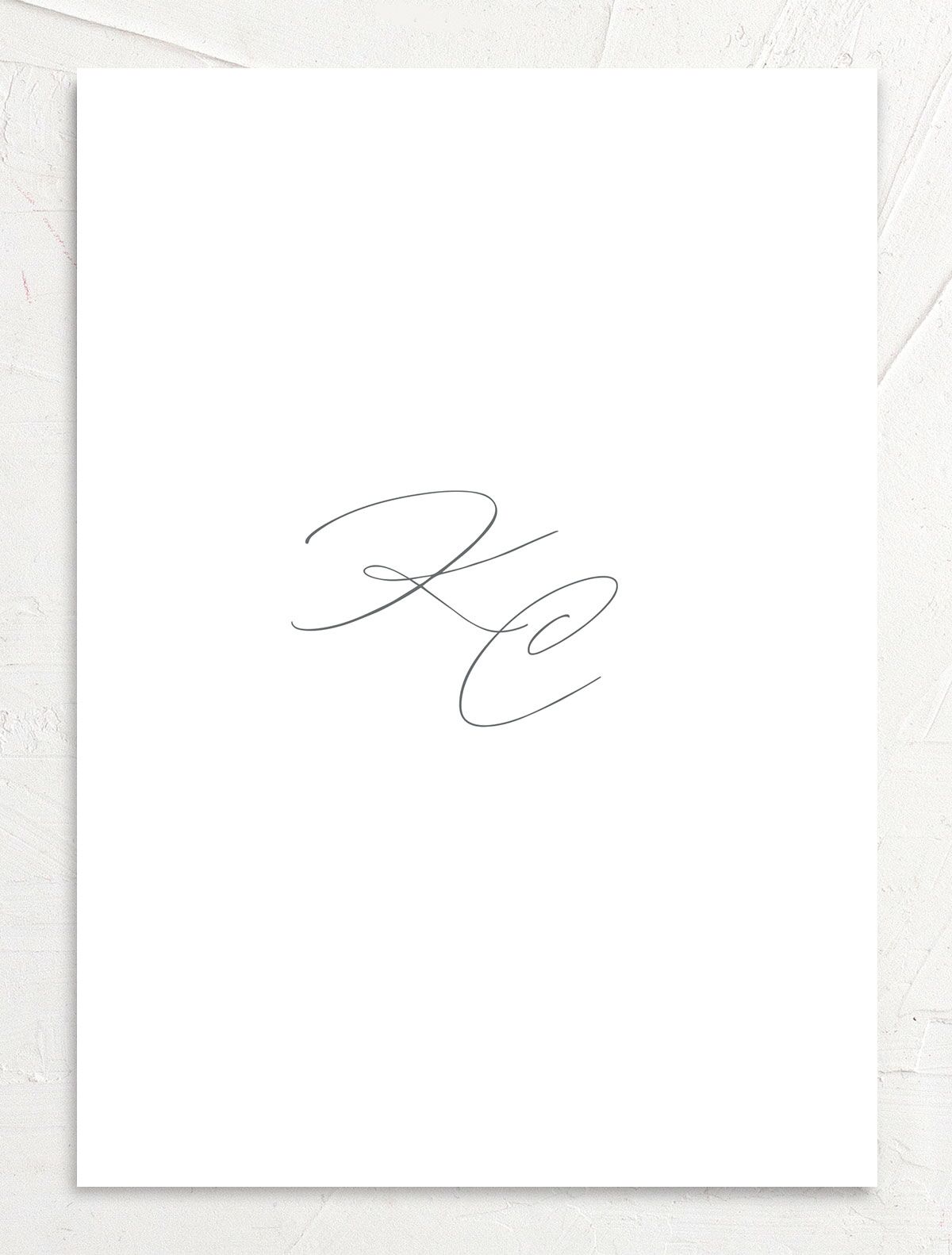 Traditional Landscape Wedding Invitations back in grey
