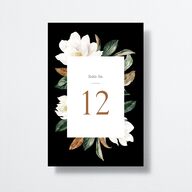 Southern Magnolia Table Numbers Midnight Signature