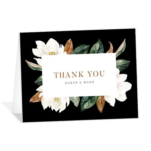 Romantic Blooms Thank You Cards - 
