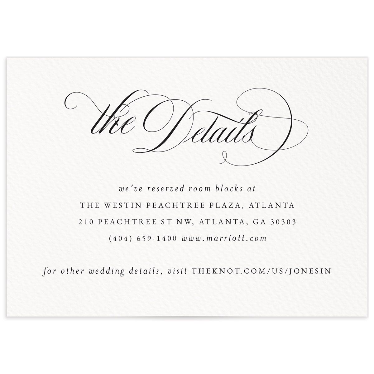Exquisite Regency Wedding Enclosure Cards
