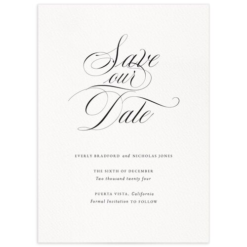 Exquisite Regency Save the Date Cards - 