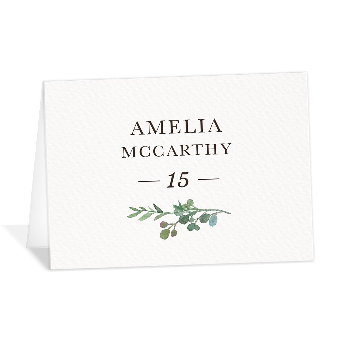 Floral Circles Place Cards