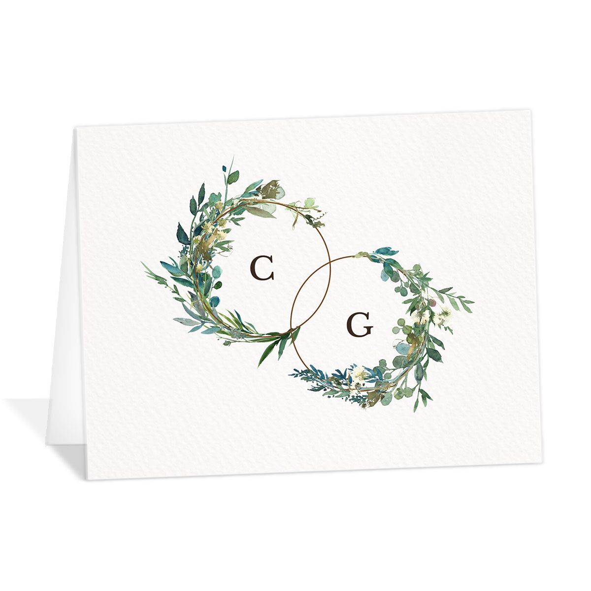 Floral Circles Thank You Cards