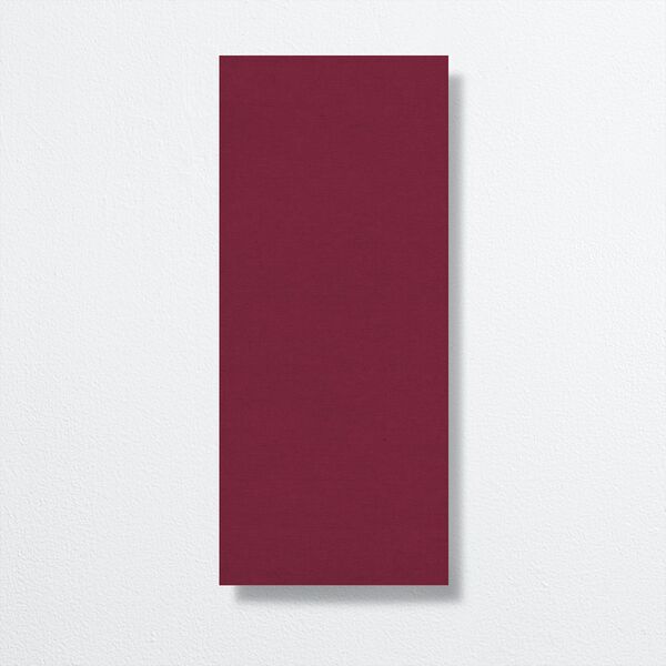 Beloved Floral Foil Menus Rose Gold Dark Berry Signature