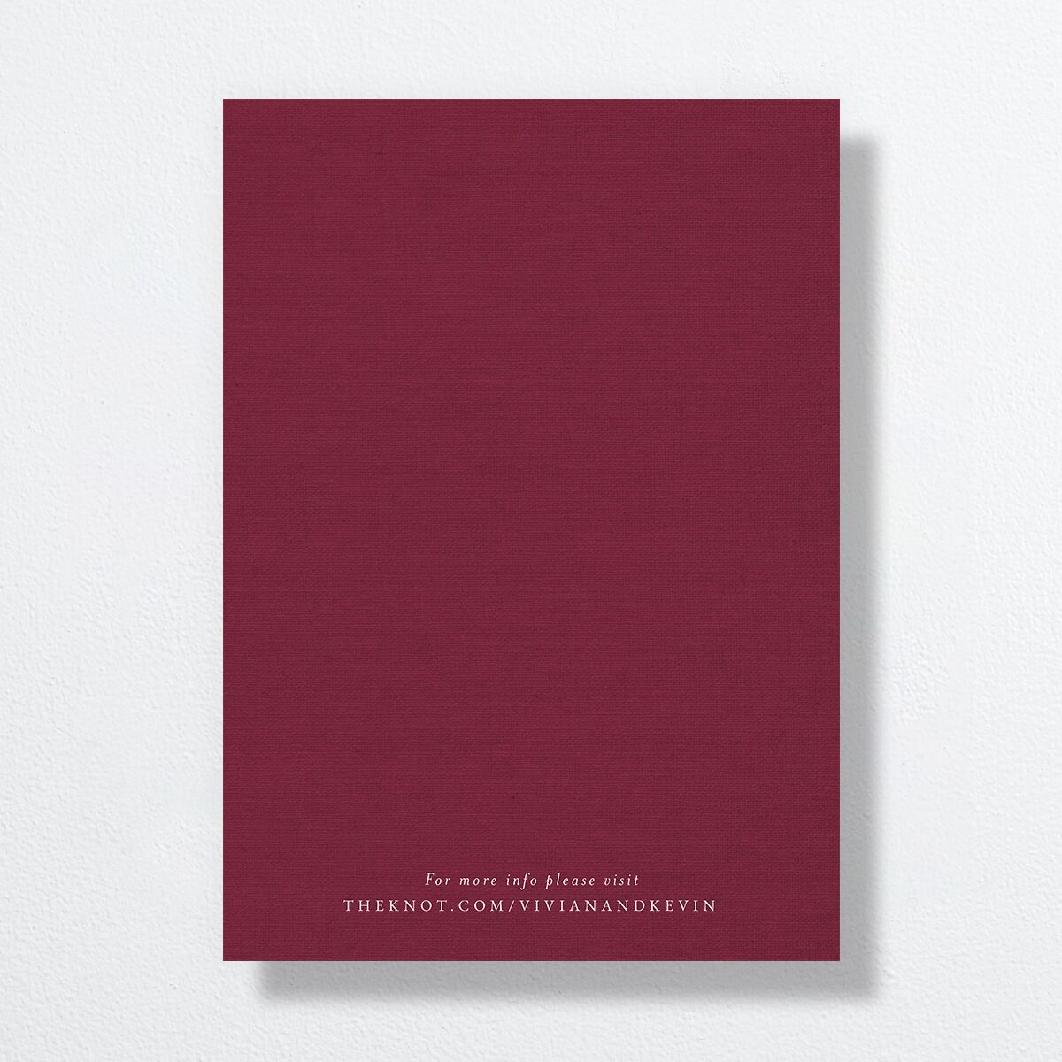Beloved Floral Save The Date Cards Dark Berry Signature smooth No Standard