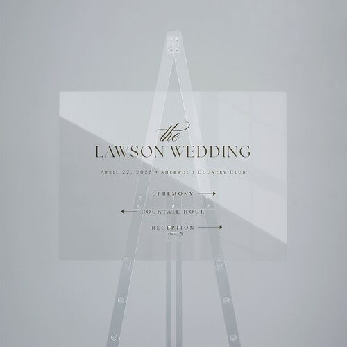 Classic Picture Photo Acrylic Direction Sign Medium Sand Standard Acrylic M Direction