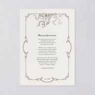 Romantic Fantasy Wedding Invitations Champagne Signature Blank No Standard