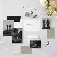 You and Me Wedding Invitations Fawn Signature Blank No Standard