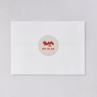 Adventure Icon Wedding Stickers Ruby Sticker