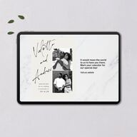 Signed Digital Save the Date Cards Licorice Dusty Blue Lets Celebrate Standard