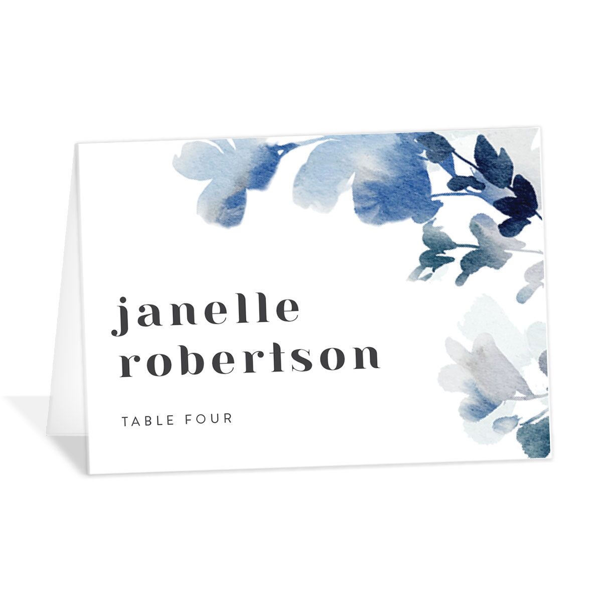 Watercolor Blooms Place Cards