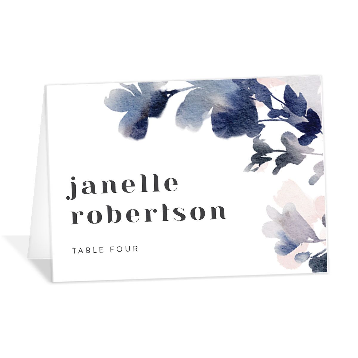 Watercolor Blooms Place Cards