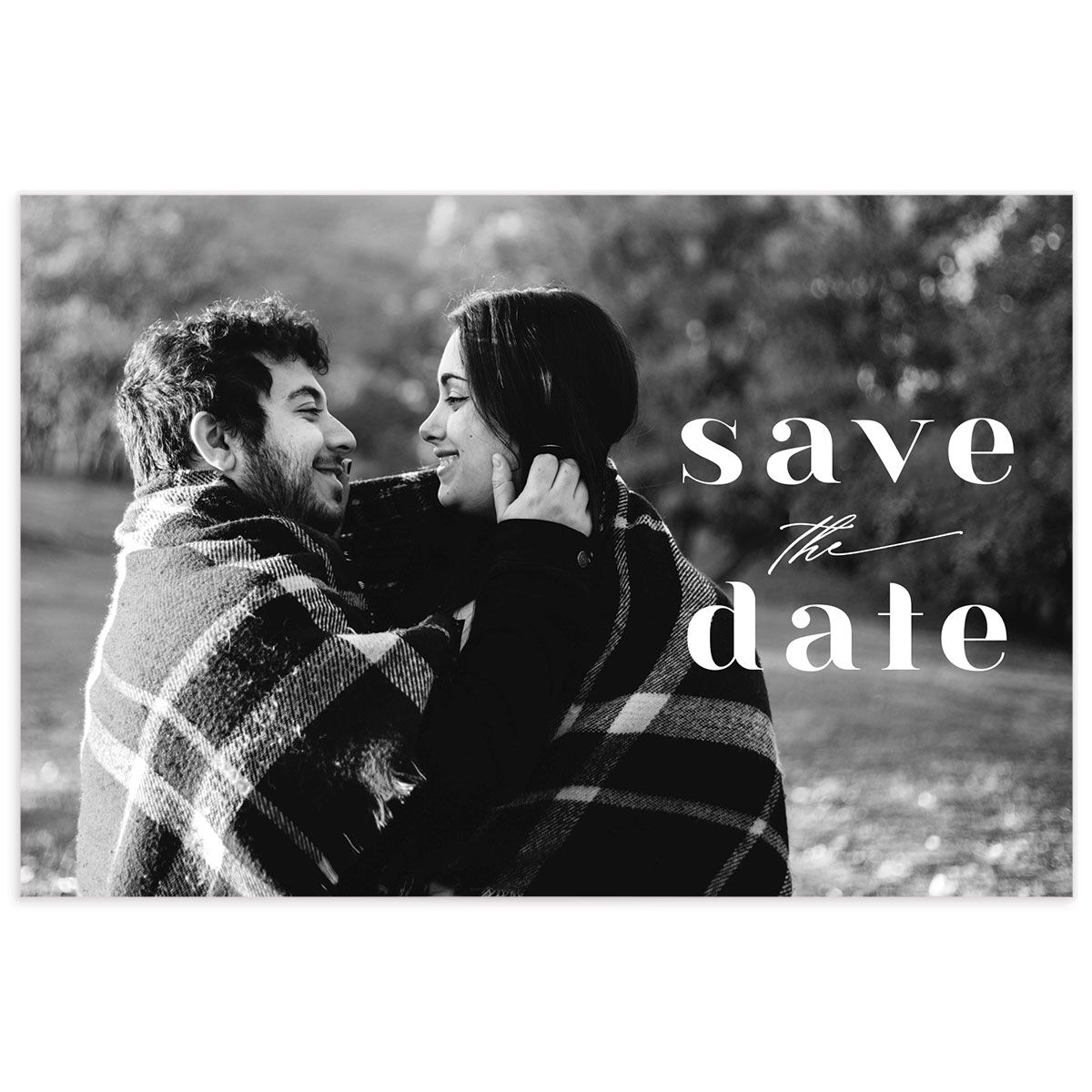 Graceful Floral Save the Date Postcards