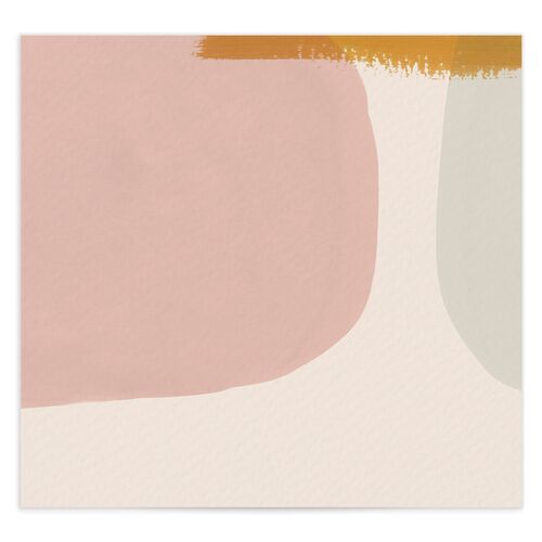 Abstract Watercolor Standard Envelope Liners Standard Vintage Pink