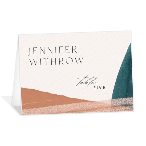 Abstract Watercolor Place Cards
