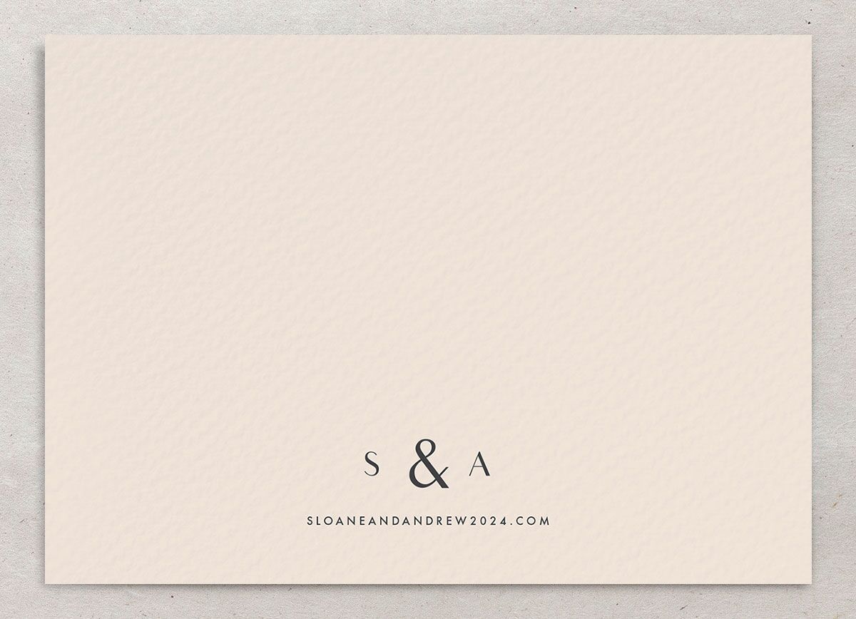 Contemporary Brushstroke Change the Date Cards back