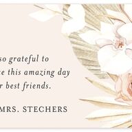 Neutral Bohemian Favor Gift Tags Soft Pink Signature