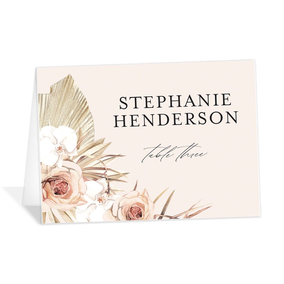 Bohemian Flowers Place Cards