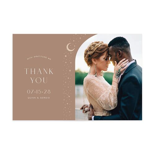 Celestial Arch Thank You Postcards Fawn