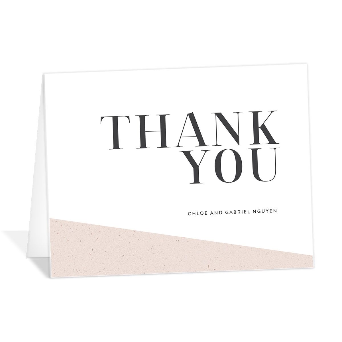 Contemporary Chic Thank You Cards