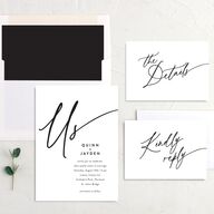 Simply Us Wedding Invitations Pure White Signature No