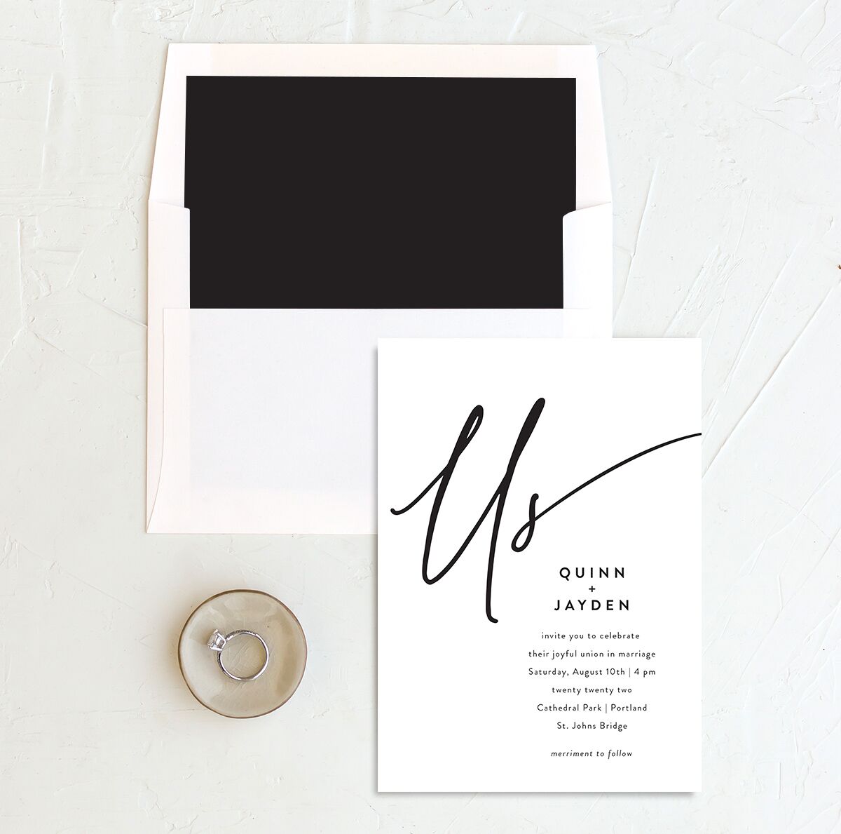 Effortless Elegance Envelope Liners envelope-and-liner in white
