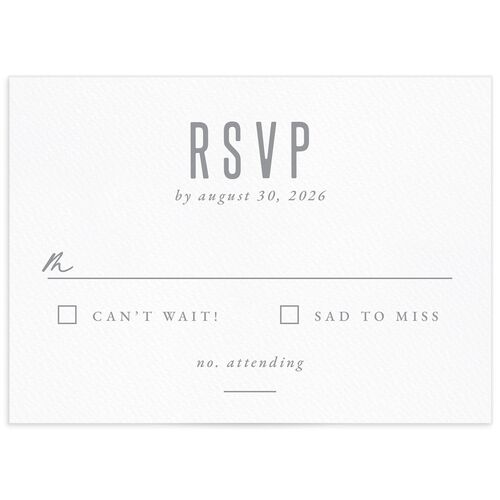 Mountain Canvas Wedding Response Cards - 