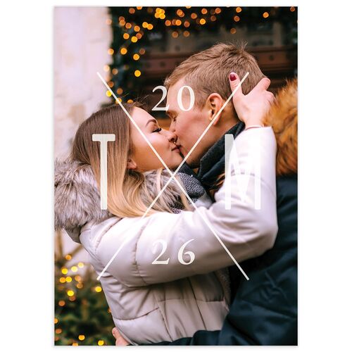 Mountain Canvas Save the Date Cards - 