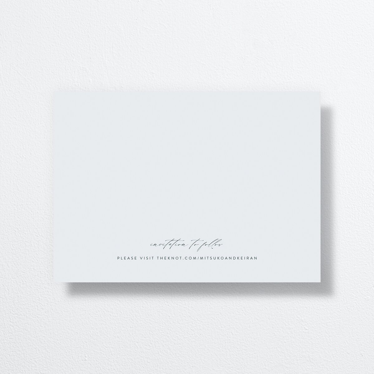 Floral Abstract Save The Date Cards Sapphire Signature smooth No