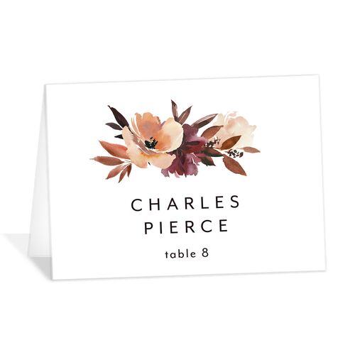 Painted Petals Place Cards
