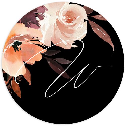 Painted Petals Wedding Stickers - 