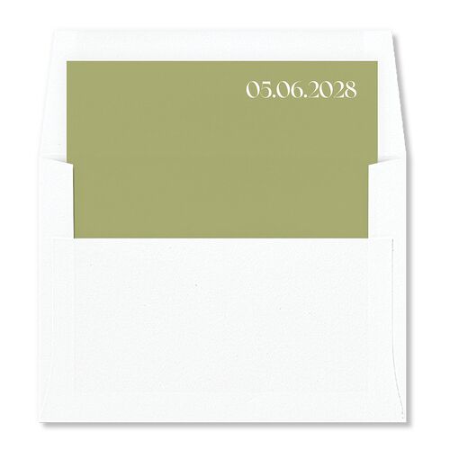 Checked Envelope Liners Moss Standard