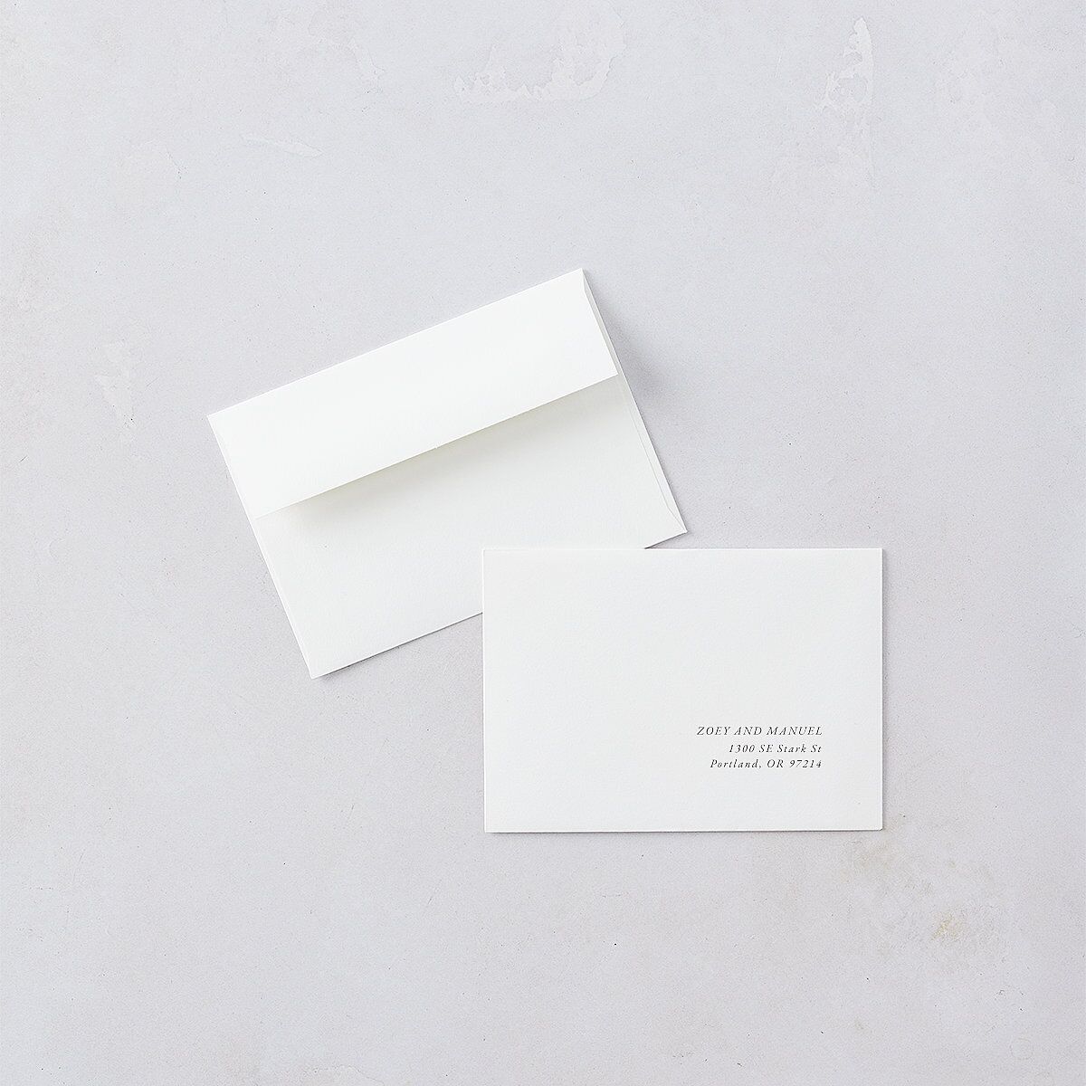 Curved Garland Wedding Response Cards Champagne Signature Standard