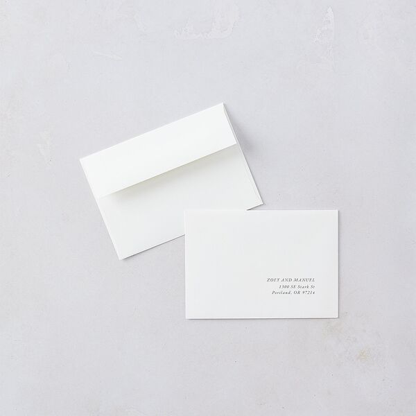 Curved Garland Wedding Response Cards Champagne Signature Standard