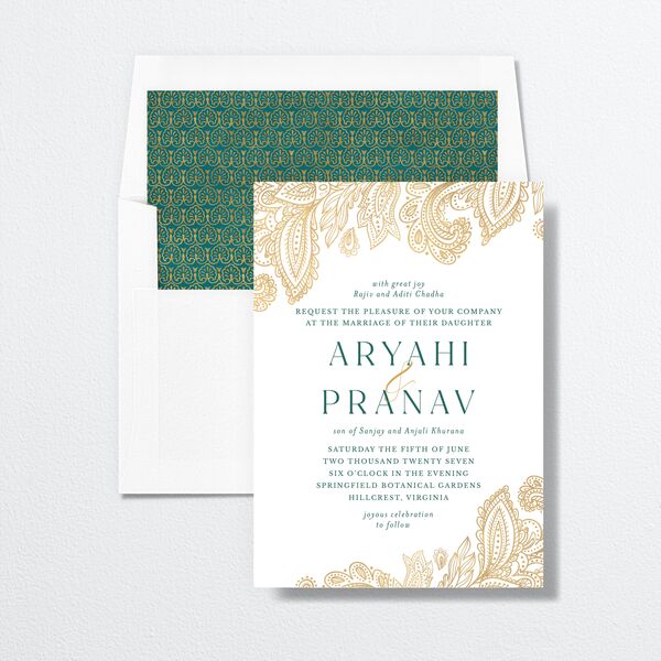 Ornamental Elegance Standard Envelope Liners Standard Pure White