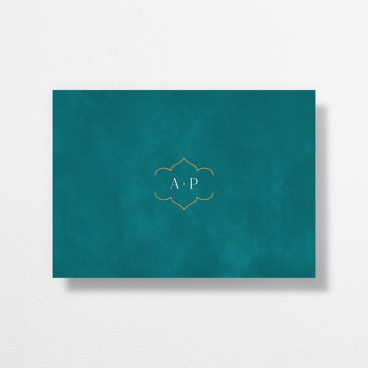 Ornamental Elegance Save The Date Cards back