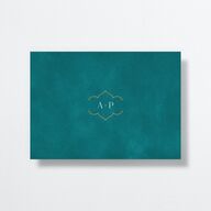 Ornamental Elegance Save The Date Cards Pure White Signature smooth No