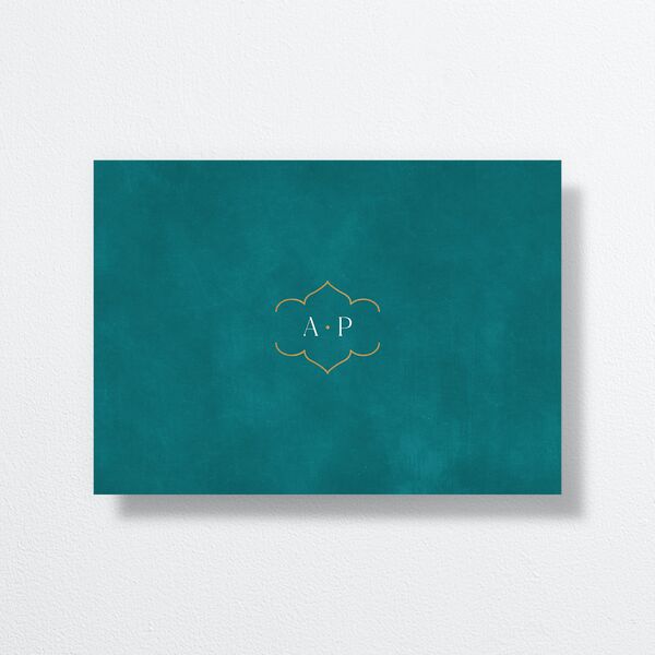 Ornamental Elegance Save The Date Cards Pure White Signature smooth No